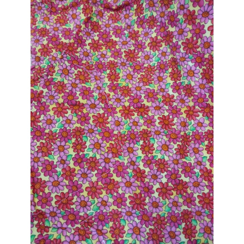 15 " X 34 Red Flannel with Flowers
